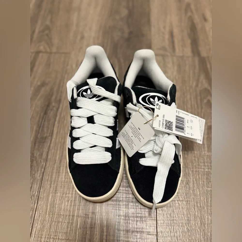 Size 4 (GS) - adidas Campus 00s Low Black White Gum